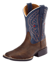 Load image into Gallery viewer, ARIAT CHILDRENS QUICKDRAW WESTERN BOOT BROWN OILY