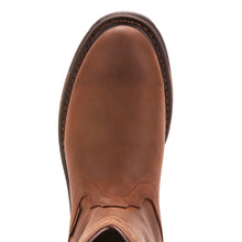 Load image into Gallery viewer, ARIAT MNS WORKHOG PULL ON  WATERPROOF SOFT TOE WORK BOOT BROWN