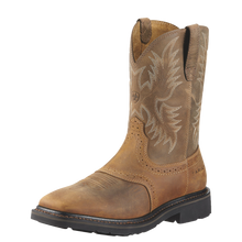 Load image into Gallery viewer, Ariat Men’s Sierra Wide Pull on Soft Toe Square Toe Work Boot