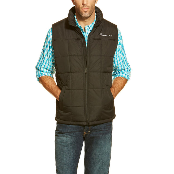 ARIAT MNS INSULATED CRIUS VEST BLACK