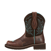 Load image into Gallery viewer, Ariat Womens Fatbaby Western Boot Heritage Dapper Chocolate