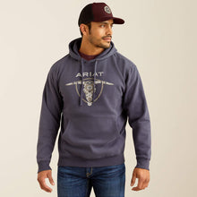 Load image into Gallery viewer, Ariat Men&#39;s Southwestern Longhorn Hoodie