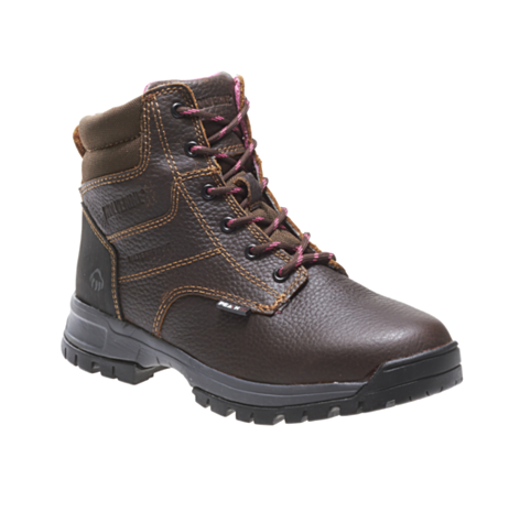 WOLVERINE W10180 WMNS PIPER WP CT 6 INCH WORK BOOT