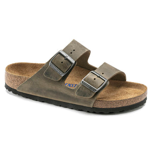 Birkenstock Arizona Soft Footbed Unisex Sandal Khaki Oiled Leather