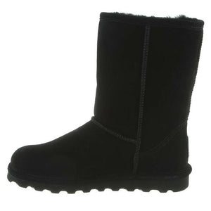 Bearpaw Womens Elle Short Suede Black Boot