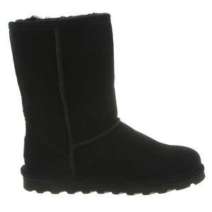 Bearpaw Womens Elle Short Suede Black Boot