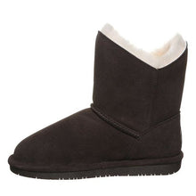 Load image into Gallery viewer, BEARPAW ROSALINE BUTTON SHORT BOOT CHOCOLATE