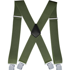 ADJUSTABLE 5CM ELASTIC X-SHAPED SUSPENDER CLIP_CWMM1109: COFFEE / (OS) 2