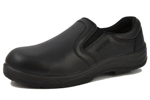 Work Zone N460BLK Mens Slip On Work Shoe