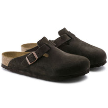 Load image into Gallery viewer, Birkenstock Boston Soft Footbed Classic Clog Mocha Suede