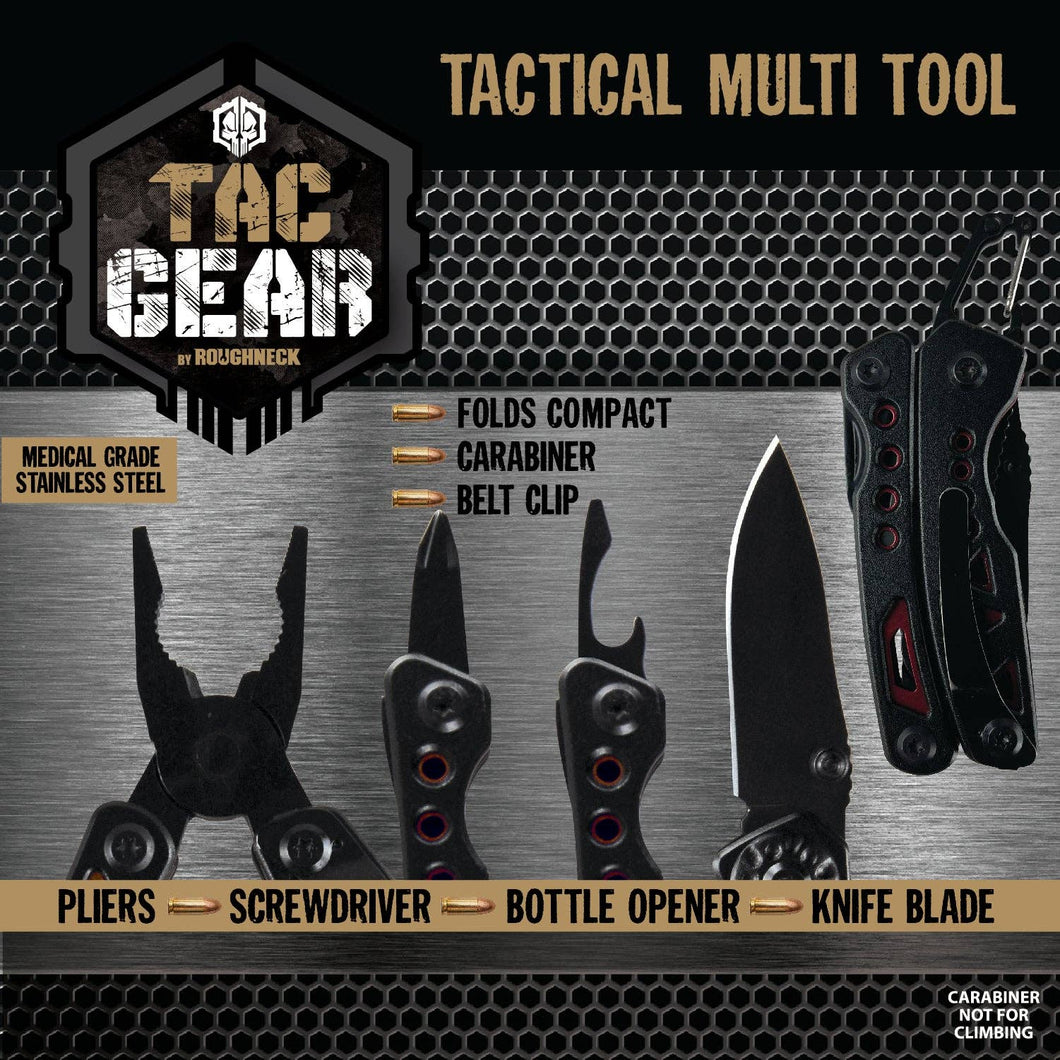 TACGEAR BY ROUGHNECK MULTITOOL KNIFE 6 PIECES PER DISPLAY