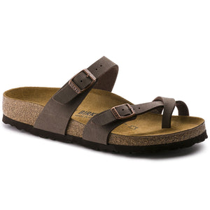 Birkenstock Womens Mayari Vegan Birko-Flor Sandal Mocha