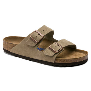 Birkenstock Arizona Soft Footbed Unisex Sandal Taupe Suede