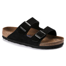 Load image into Gallery viewer, Birkenstock Arizona Soft Footbed Unisex Sandal Black Suede