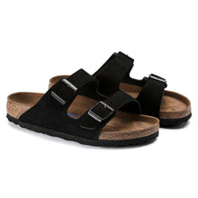 Load image into Gallery viewer, Birkenstock Arizona Soft Footbed Unisex Sandal Black Suede