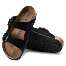 Load image into Gallery viewer, Birkenstock Arizona Soft Footbed Unisex Sandal Black Suede