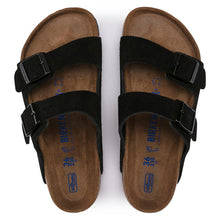 Load image into Gallery viewer, Birkenstock Arizona Soft Footbed Unisex Sandal Black Suede