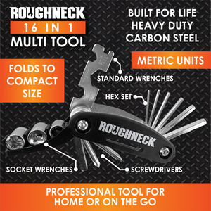 Roughneck Multi-Tool 16 in 1 Tool Display- 6/Display: Price Per Item