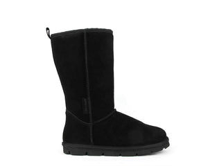 SUPERLAMB ARGALI RAM MEN'S SHEEPSKIN 11" BOOT BLACK