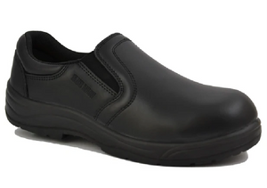 Work Zone N460BLK Mens Slip On Work Shoe