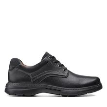 Load image into Gallery viewer, Clarks Mens Unbrawley Pace Casual Dress Shoe Black Leather