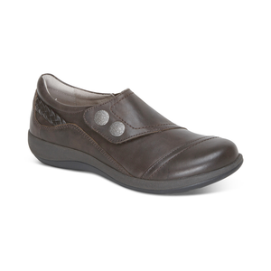 Aetrex Karina Womens Monk Strap Casual Shoe Iron