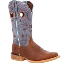 Load image into Gallery viewer, LADY REBEL PRO GOLDEN BROWN &amp; PERIWINKLE WESTERN BOOT