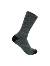 Load image into Gallery viewer, Redback Men’s Bamboo Crew Sock Black