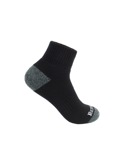 Redback Men’s Bamboo Quarter Sock Black