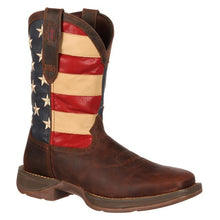 Load image into Gallery viewer, Durango Men’s Rebel Flag 11” Pull On Soft Toe Work Boot