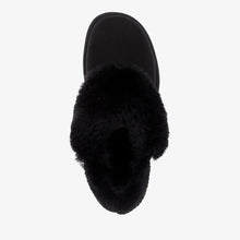 Load image into Gallery viewer, Emu Australia Womens  Mintaro Platform Sheepskin Slipper Black