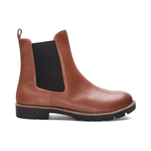 Aetrex Hannah Arch Support Boot Cognac