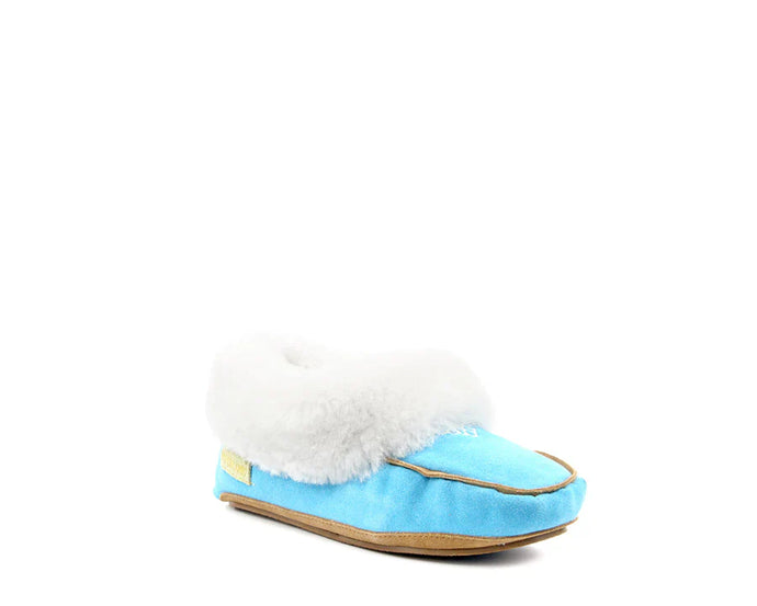 Superlamb Womens Moccasin Turquoise