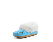 Load image into Gallery viewer, Superlamb Womens Moccasin Turquoise