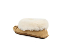 Load image into Gallery viewer, Superlamb Womens Sheepskin Moccasin Tan