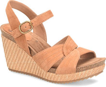 Load image into Gallery viewer, Sofft Wmns Clarissa Platform Leather Sandal Luggage