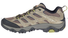 Load image into Gallery viewer, MERRELL MEN&#39;S MOAB 3 LOW TOP HIKING SNEAKER WALNUT/MOSS