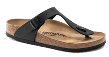 Load image into Gallery viewer, Birkenstock Womens Gizeh Sandal Black Birko-Flor