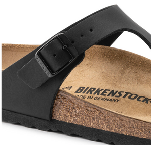 Birkenstock Womens Gizeh Sandal Black Birko-Flor