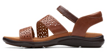 Load image into Gallery viewer, Clarks Wmns Kitley Way Adjustable Sandal Tan