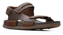 Load image into Gallery viewer, Clarks Mens Nature 5 Adjustable Trail Sandal Beeswax