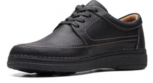 Load image into Gallery viewer, Clarks Mens Nature 5 Low Top Casual Shoe Black Oiled Leather