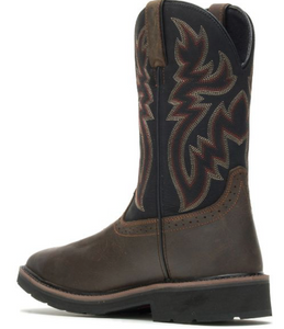 Wolverine Mens Rancher Pull On Waterproof Steel-Toe  Work Boot