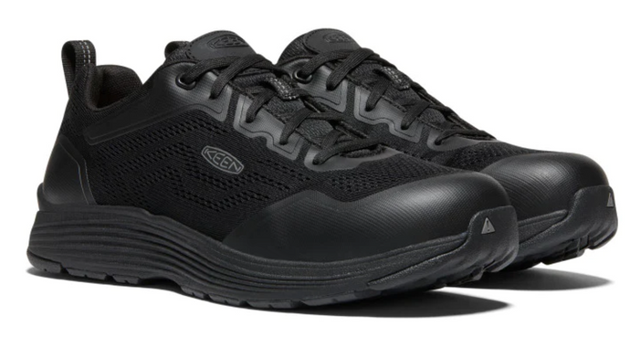 Keen Utility Mens Sparta Ii Steel Toe Work Shoe Black