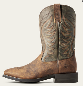 Ariat Mens Amos Western Boot Sorrel Crunch