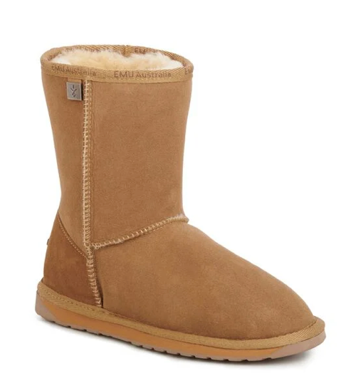 EMU Australia Womens Platinum Stinger Slim Low Sheepskin Boot Chestnut