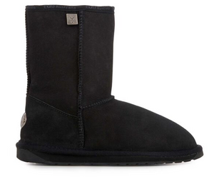 EMU Australia Womens Platinum Stinger Slim Low Sheepskin Boot Black