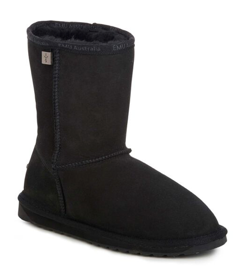 EMU Australia Womens Platinum Stinger Slim Low Sheepskin Boot Black