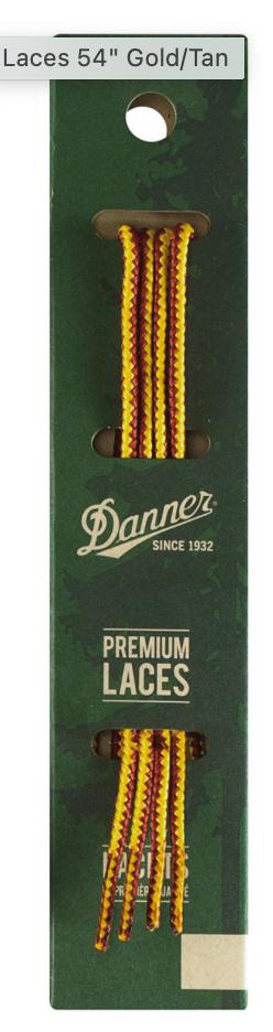 Danner 54 Inch Gold Boot Lace