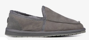 Emu Australia Mens Hume Platinum Sheepskin Slipper Charcoal